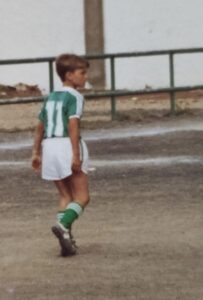 René Pfüll jugando al fútbol