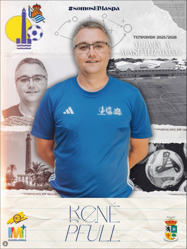 entrenador de futbol en el cd maspa