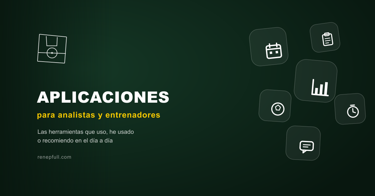 Aplicaciones para analistas de fútbol y entrenadores