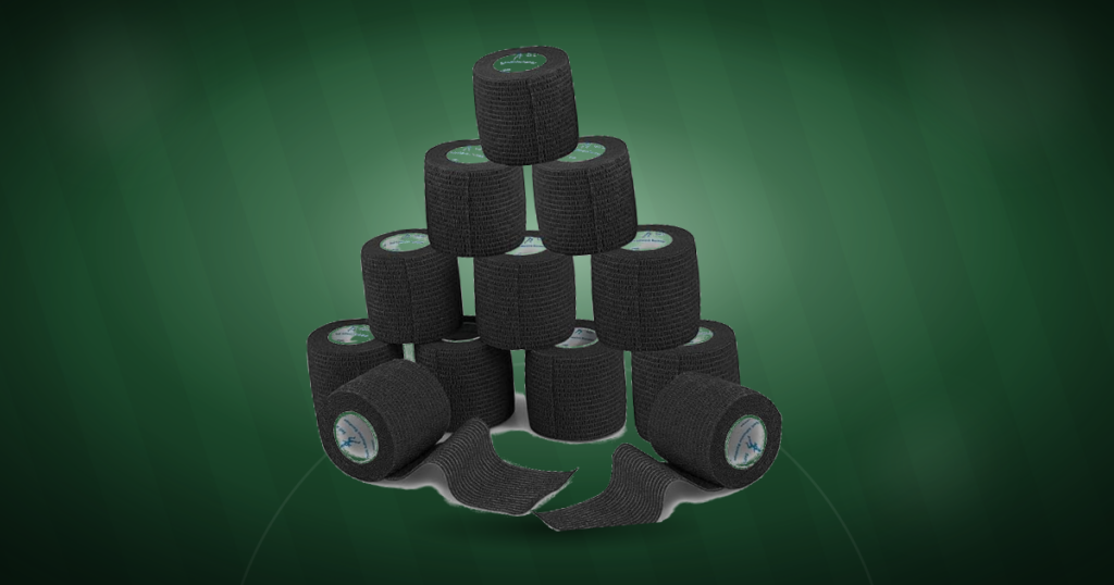 Tape y sujeciones para canilleras de fútbol